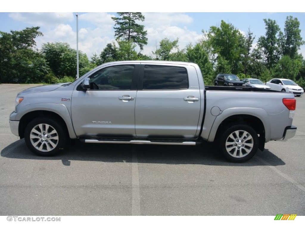 2010 Tundra Limited CrewMax 4x4 - Silver Sky Metallic / Black photo #3