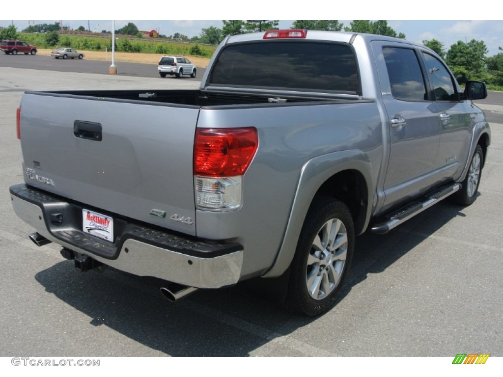 2010 Tundra Limited CrewMax 4x4 - Silver Sky Metallic / Black photo #5