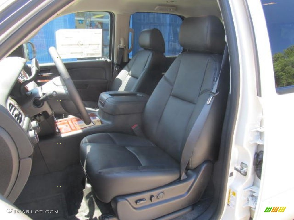 Ebony Interior 2014 Chevrolet Tahoe LTZ 4x4 Photo #83912728