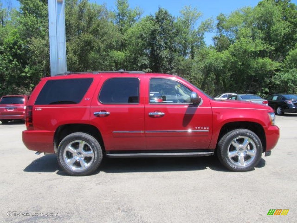 2013 Tahoe LTZ 4x4 - Crystal Red Tintcoat / Light Cashmere/Dark Cashmere photo #7