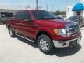 2013 Ruby Red Metallic Ford F150 XLT SuperCrew 4x4  photo #7