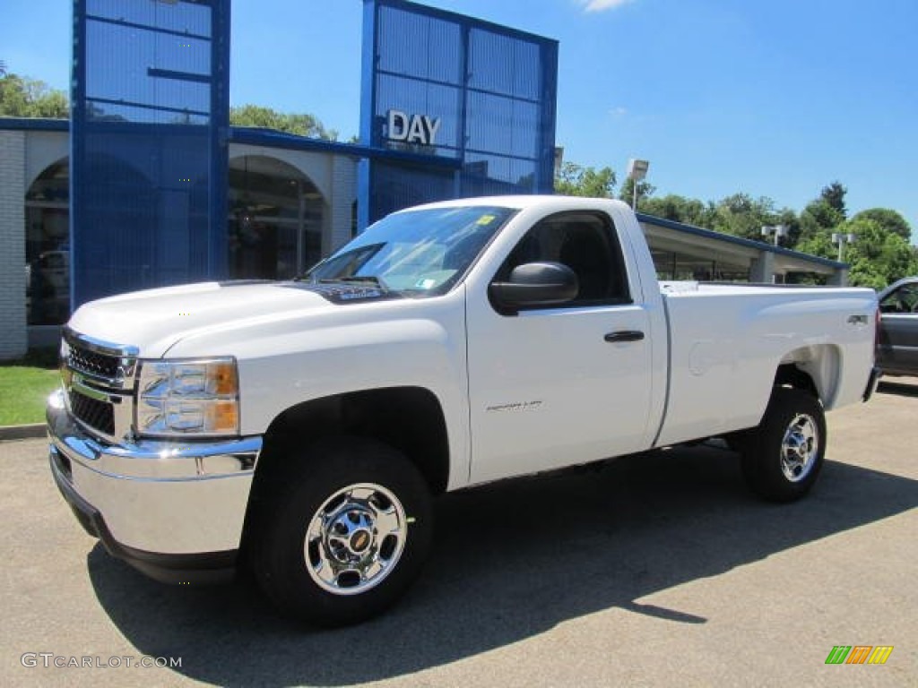 2014 Silverado 2500HD WT Regular Cab 4x4 - Summit White / Dark Titanium photo #1