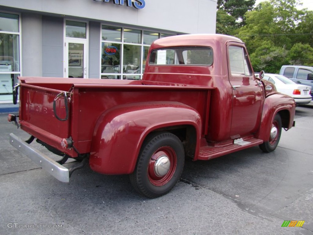 Dark Red Metallic 1953 Ford F100 Pickup Truck Exterior Photo #83915893