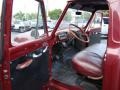  1953 F100 Pickup Truck Red Interior