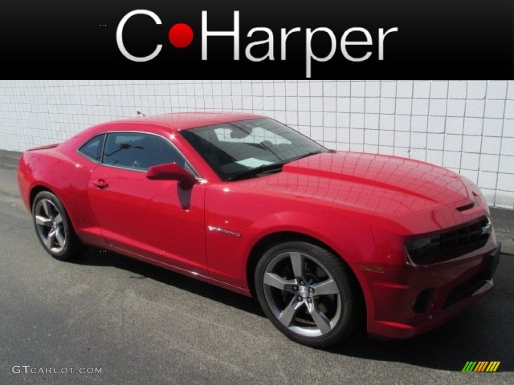 2011 Camaro SS/RS Coupe - Victory Red / Black photo #1