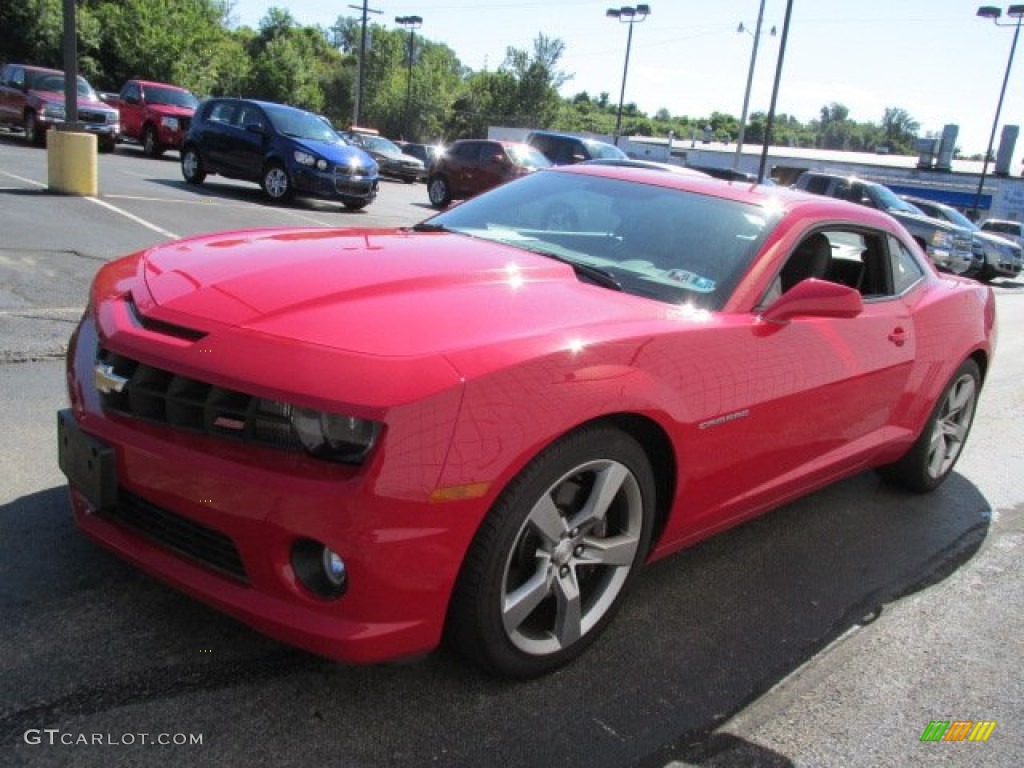 2011 Camaro SS/RS Coupe - Victory Red / Black photo #6