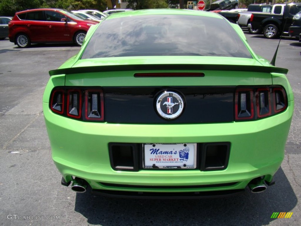 2013 Mustang V6 Premium Coupe - Gotta Have It Green / Charcoal Black photo #6