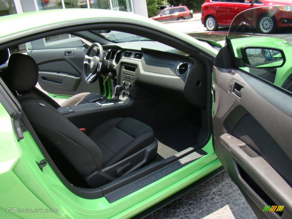2013 Mustang V6 Premium Coupe - Gotta Have It Green / Charcoal Black photo #10