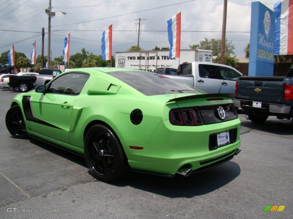 2013 Mustang V6 Premium Coupe - Gotta Have It Green / Charcoal Black photo #23