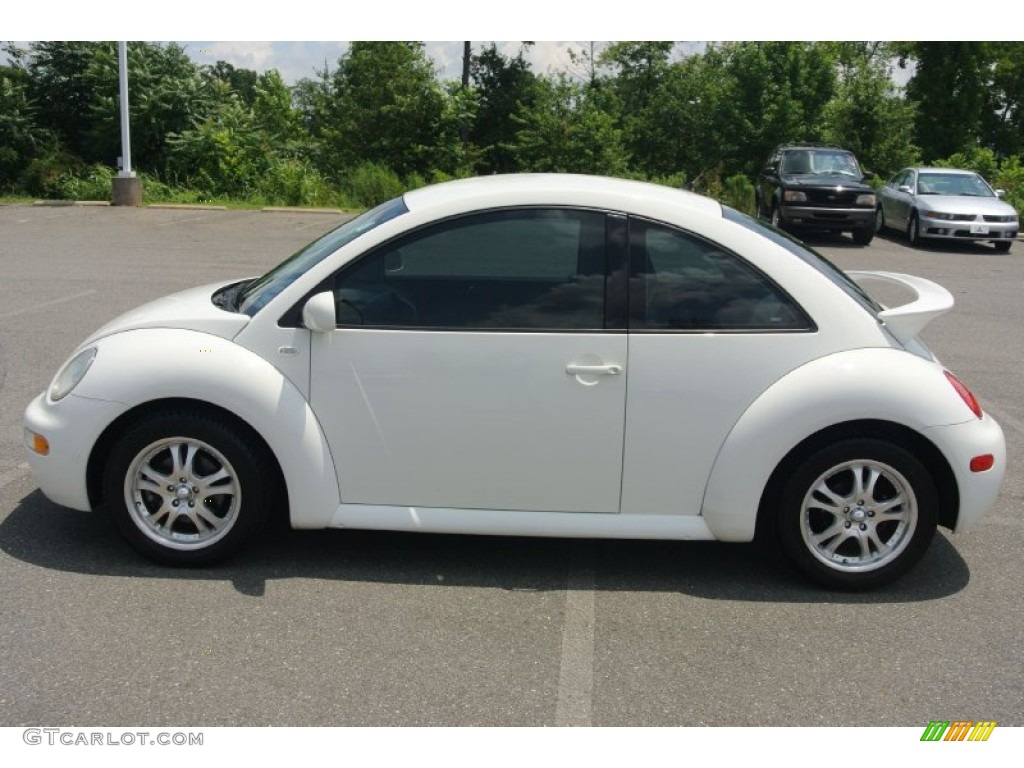 2001 New Beetle GLS Coupe - Cool White / Light Grey photo #3