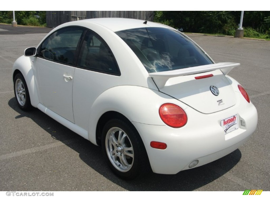 2001 New Beetle GLS Coupe - Cool White / Light Grey photo #4