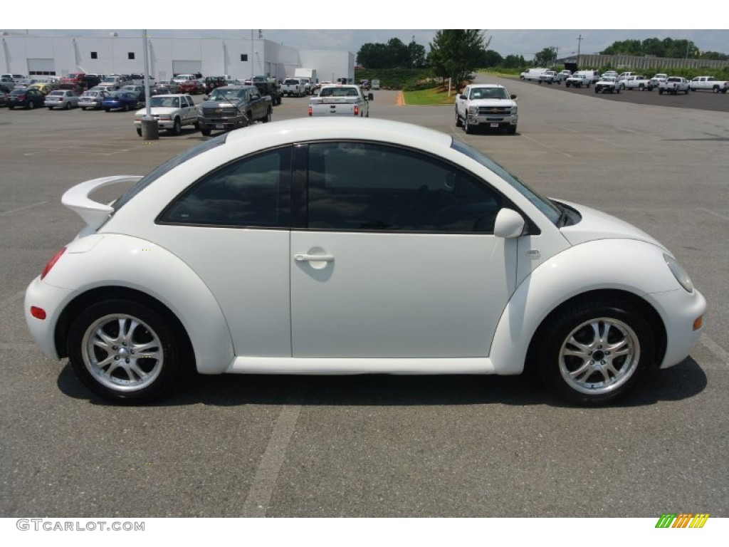 2001 New Beetle GLS Coupe - Cool White / Light Grey photo #6