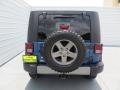 2010 Deep Water Blue Pearl Jeep Wrangler Unlimited Mountain Edition 4x4  photo #5