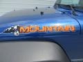 2010 Deep Water Blue Pearl Jeep Wrangler Unlimited Mountain Edition 4x4  photo #10