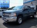 2013 Blue Granite Metallic Chevrolet Silverado 1500 LT Extended Cab 4x4  photo #1