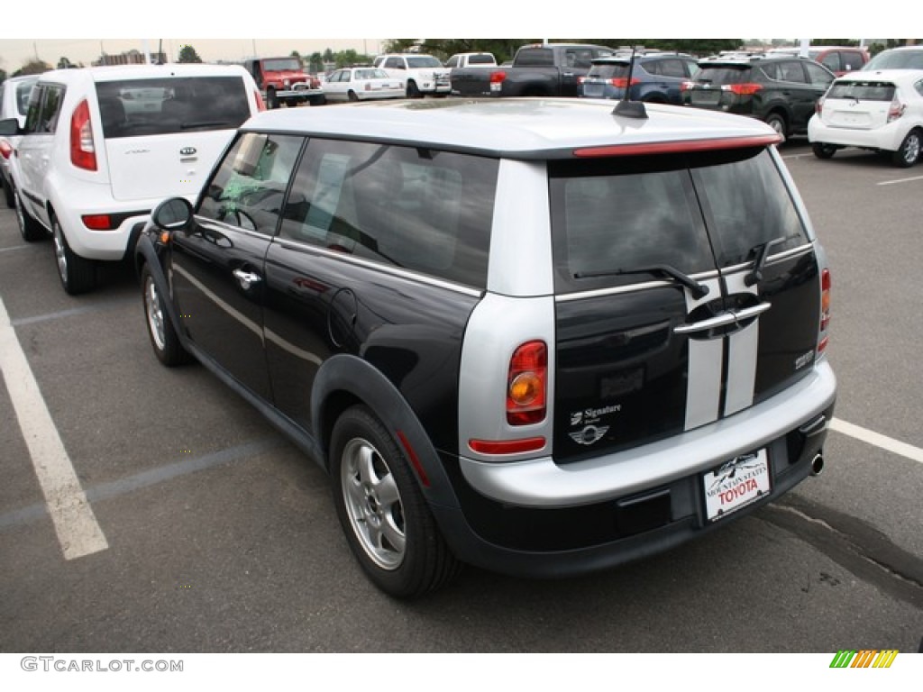 2008 Cooper Clubman - Astro Black Metallic / Grey/Black photo #3