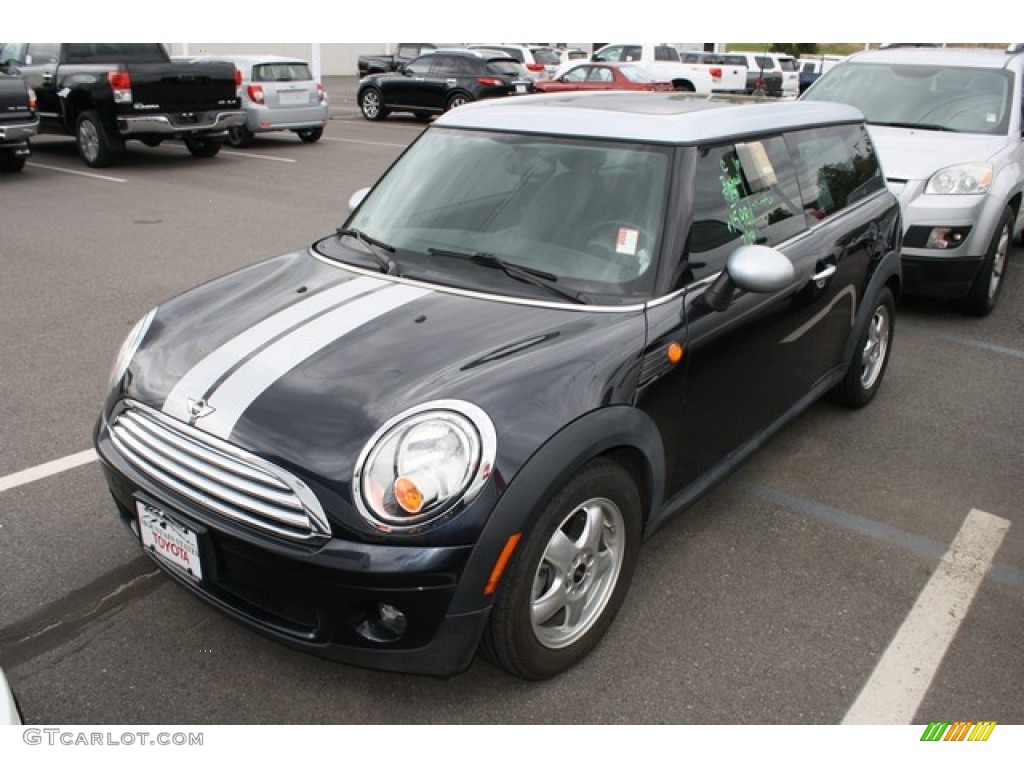 2008 Cooper Clubman - Astro Black Metallic / Grey/Black photo #4