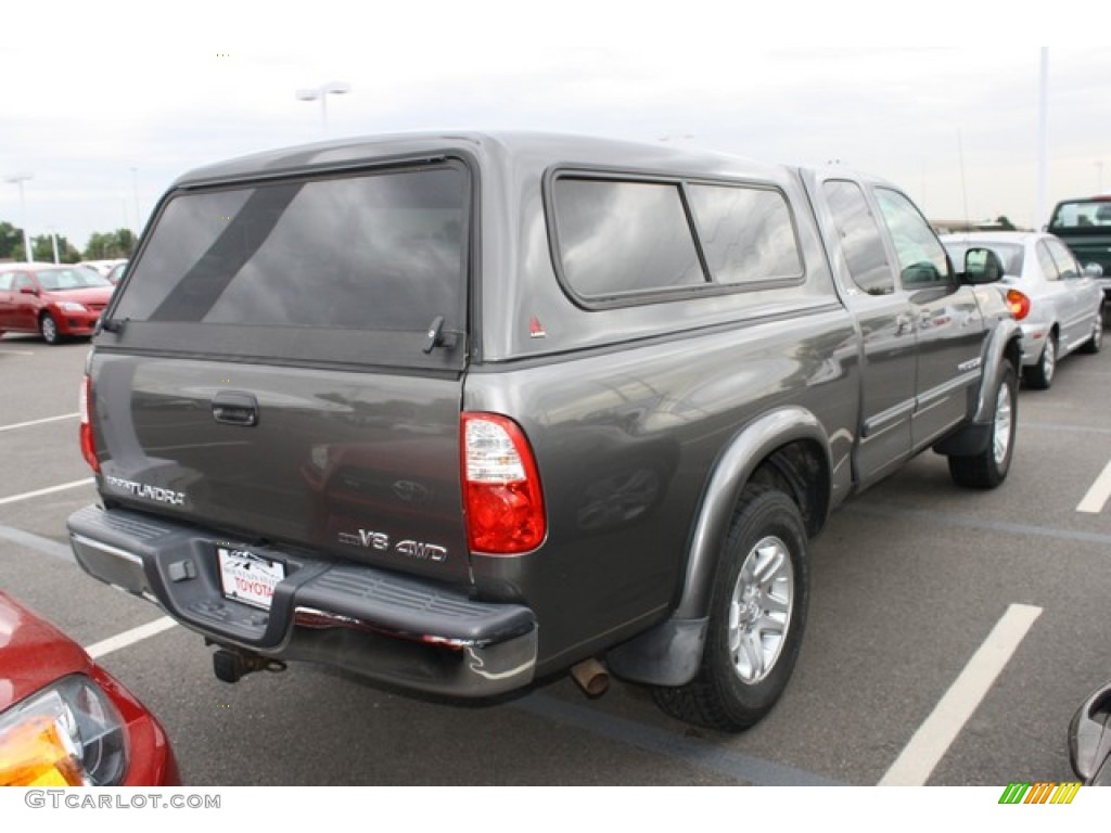 2005 Tundra SR5 Access Cab 4x4 - Phantom Gray Pearl / Dark Gray photo #2