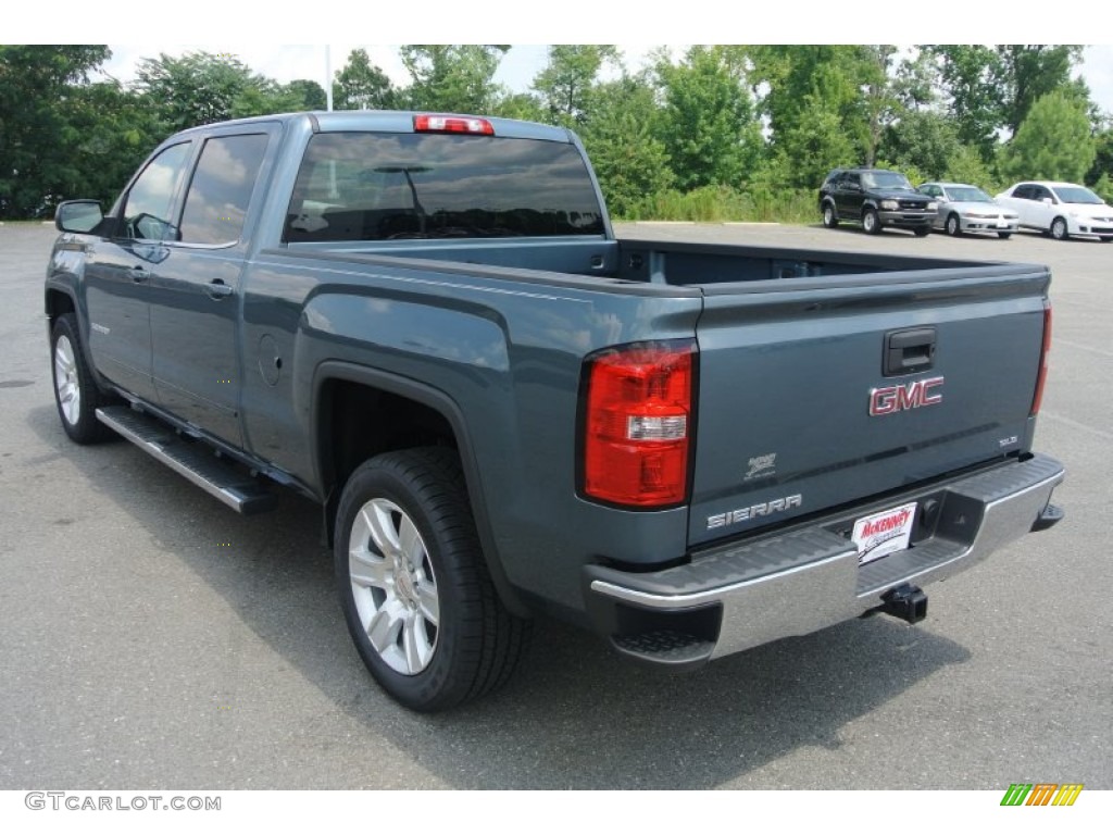 2014 Sierra 1500 SLE Crew Cab - Stealth Gray Metallic / Jet Black photo #4