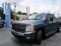 2010 Blue Granite Metallic Chevrolet Silverado 1500 LT Extended Cab 4x4  photo #24