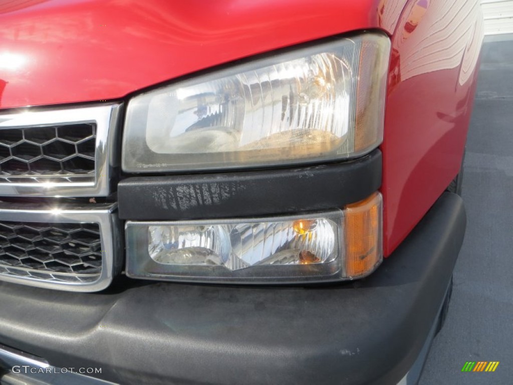 2007 Silverado 1500 Classic LS Regular Cab - Victory Red / Dark Charcoal photo #9