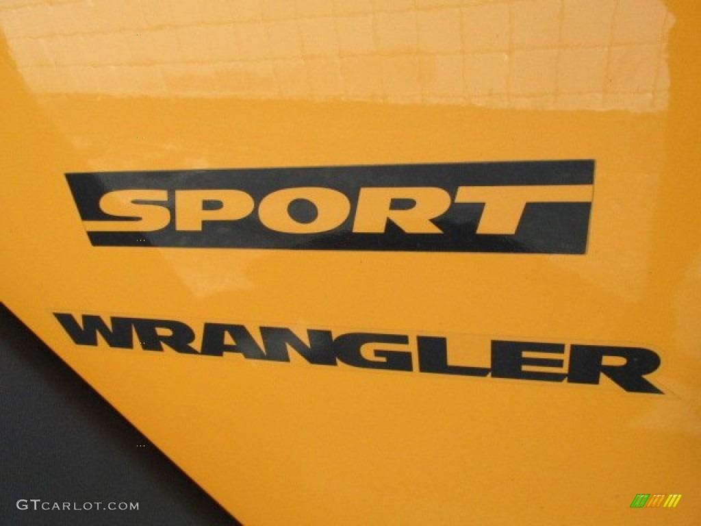 2012 Wrangler Sport S 4x4 - Dozer Yellow / Black photo #6