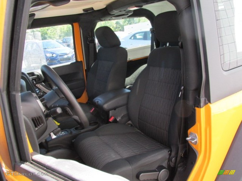 2012 Wrangler Sport S 4x4 - Dozer Yellow / Black photo #13