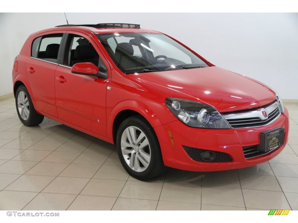 2008 Astra XR Sedan - Salsa Red / Charcoal photo #1