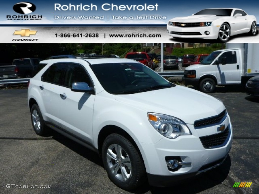 2013 Equinox LTZ AWD - Summit White / Jet Black photo #1