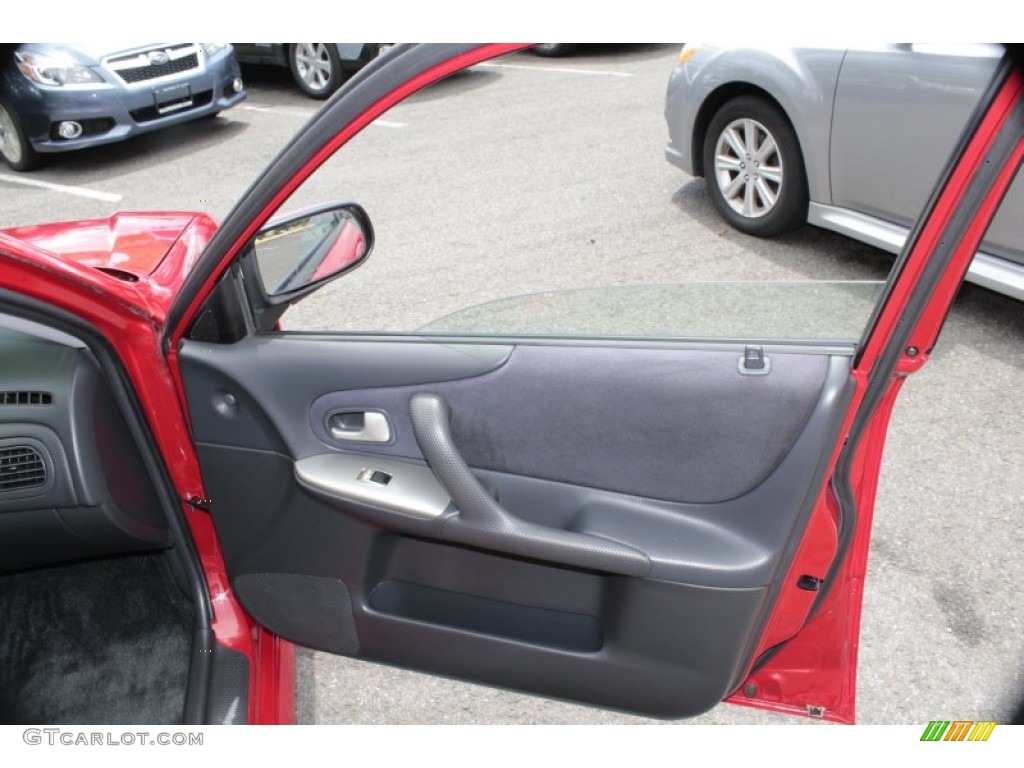 2003 Protege 5 Wagon - Classic Red / Gray photo #16