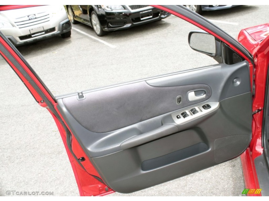 2003 Protege 5 Wagon - Classic Red / Gray photo #18