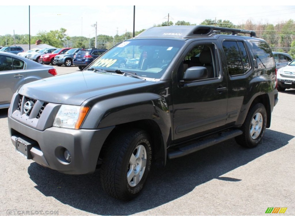 2005 Xterra S 4x4 - Night Armor Pearl / Steel/Graphite photo #3