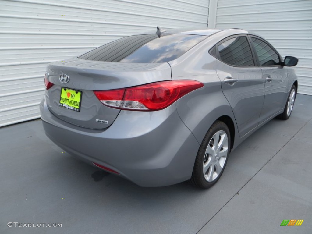 2013 Elantra Limited - Titanium Gray Metallic / Gray photo #4