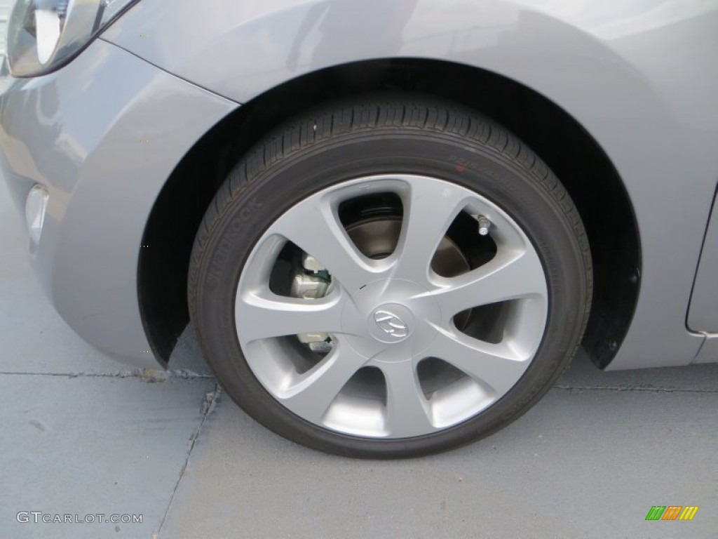 2013 Elantra Limited - Titanium Gray Metallic / Gray photo #10