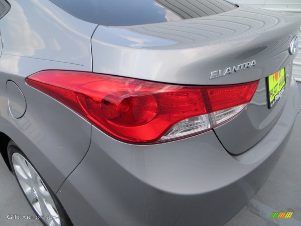 2013 Elantra Limited - Titanium Gray Metallic / Gray photo #11