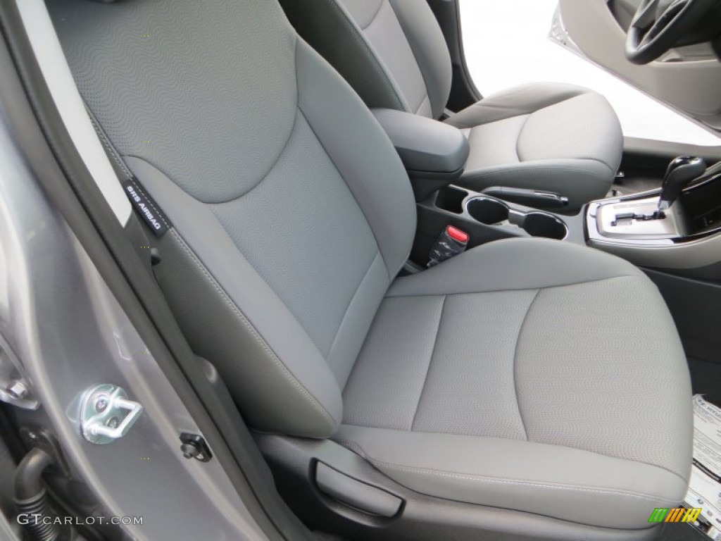 2013 Elantra Limited - Titanium Gray Metallic / Gray photo #17