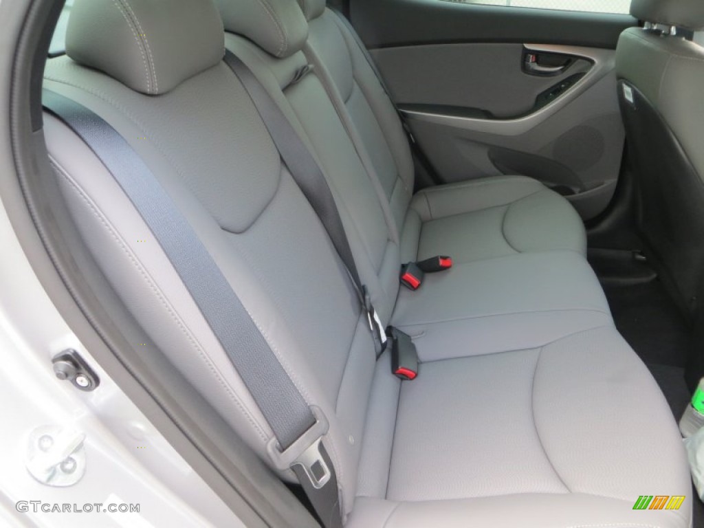 2013 Elantra Limited - Titanium Gray Metallic / Gray photo #19