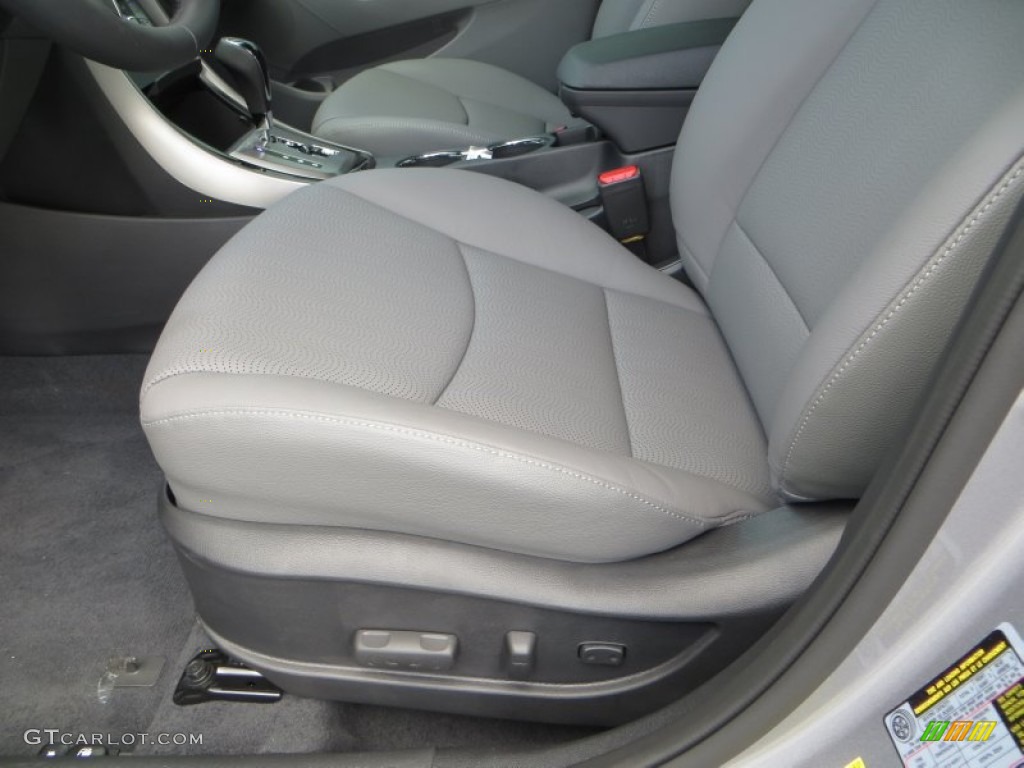 2013 Elantra Limited - Titanium Gray Metallic / Gray photo #23