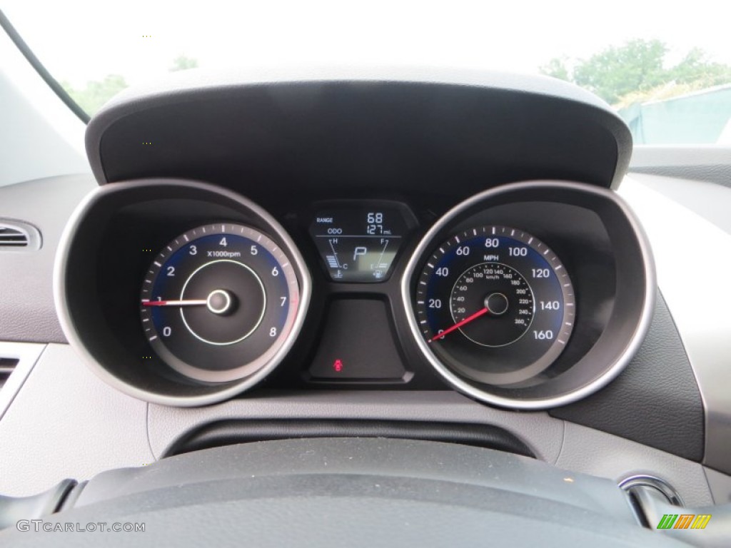 2013 Elantra Limited - Titanium Gray Metallic / Gray photo #30
