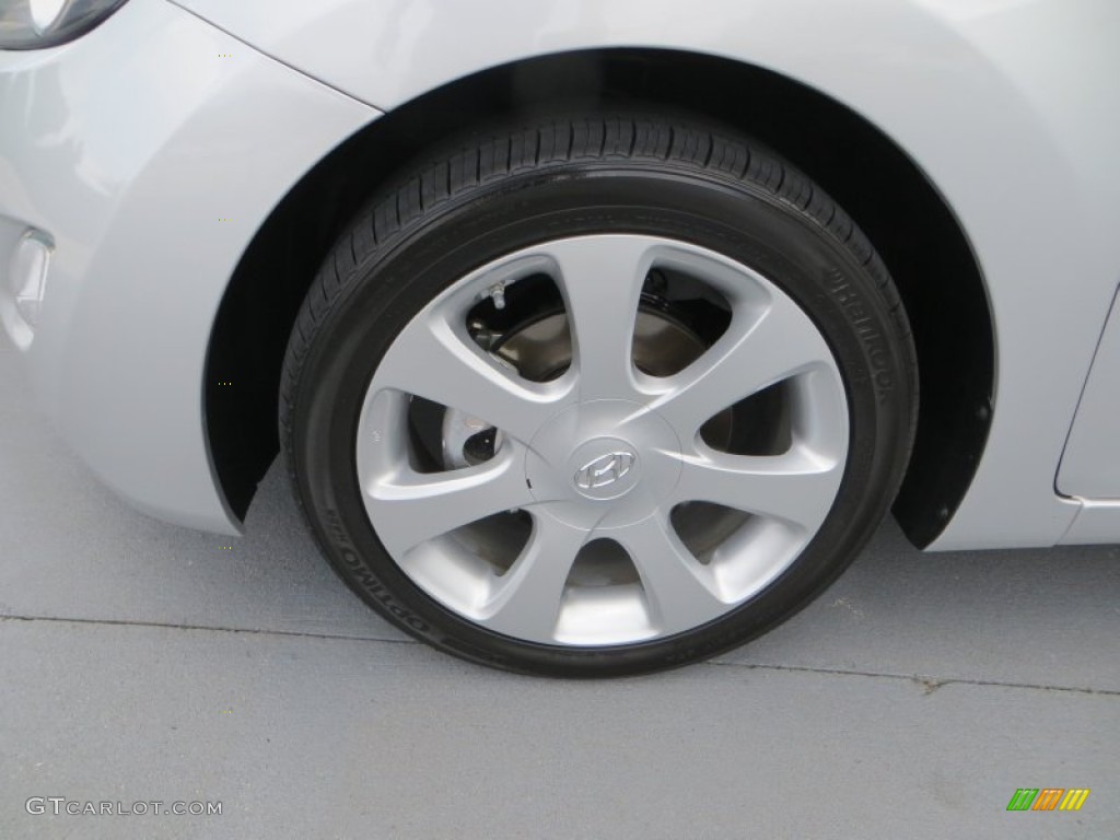 2013 Elantra Limited - Shimmering Air Silver / Gray photo #10