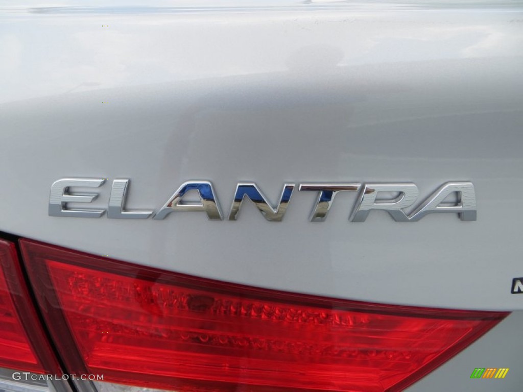 2013 Elantra Limited - Shimmering Air Silver / Gray photo #12