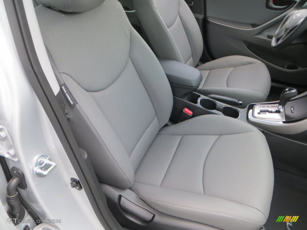 2013 Elantra Limited - Shimmering Air Silver / Gray photo #18