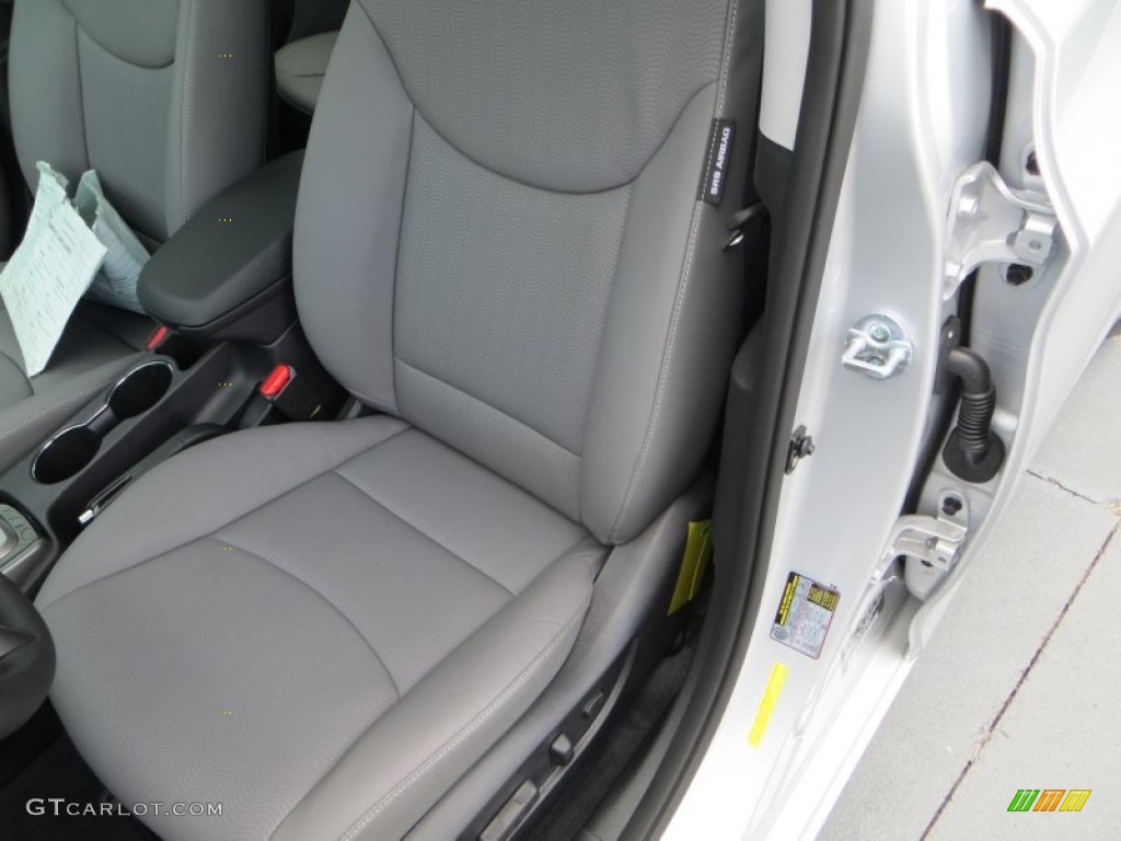 2013 Elantra Limited - Shimmering Air Silver / Gray photo #24