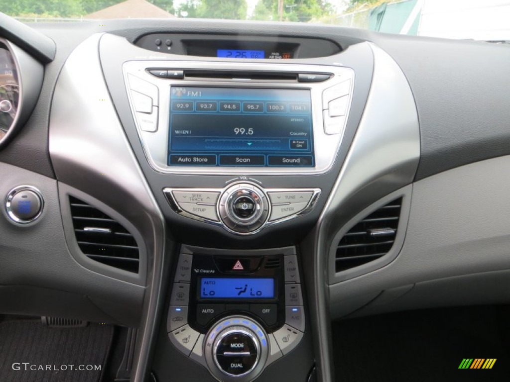 2013 Elantra Limited - Shimmering Air Silver / Gray photo #28