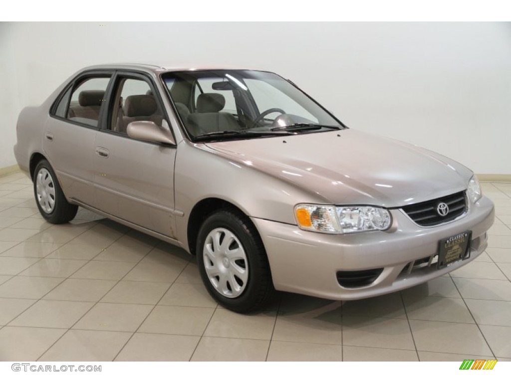2001 Corolla CE - Sandrift Beige Metallic / Pebble Beige photo #1
