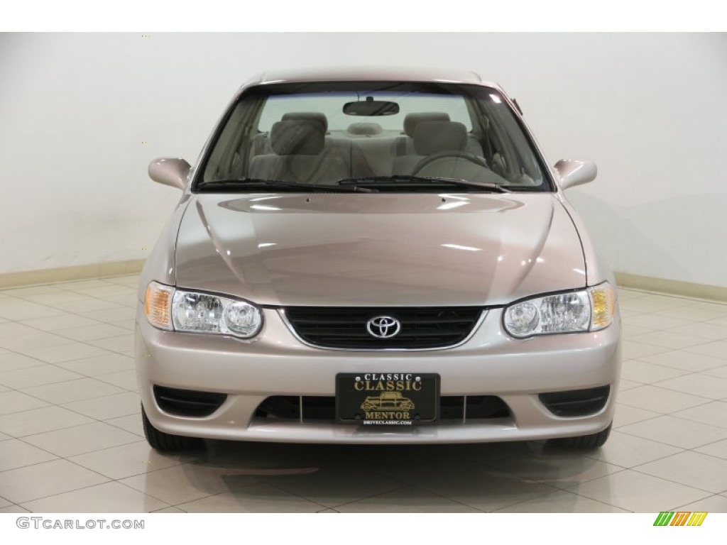 2001 Corolla CE - Sandrift Beige Metallic / Pebble Beige photo #2