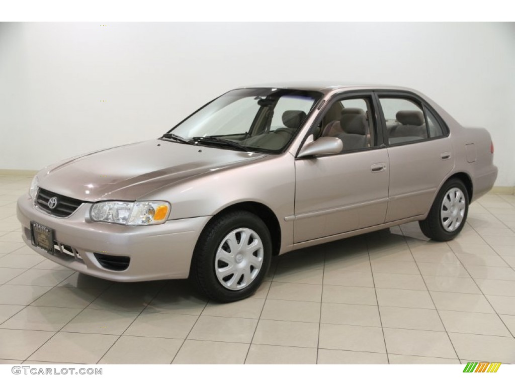 2001 Corolla CE - Sandrift Beige Metallic / Pebble Beige photo #3