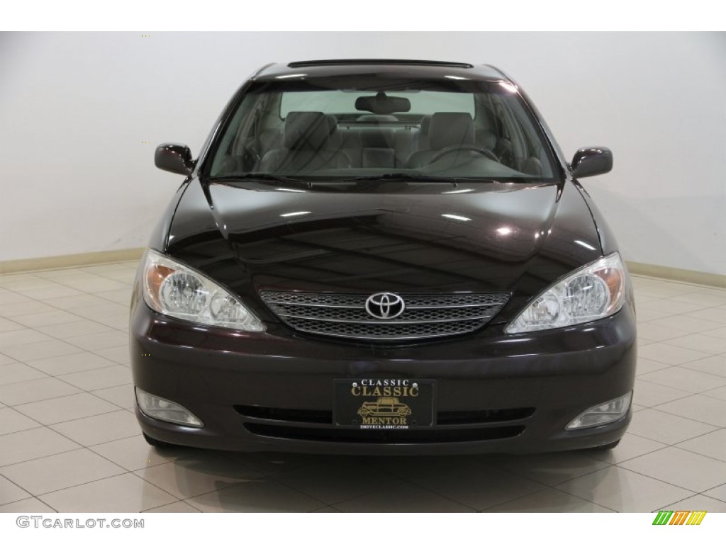 2003 Camry XLE - Black Walnut Pearl / Stone photo #2