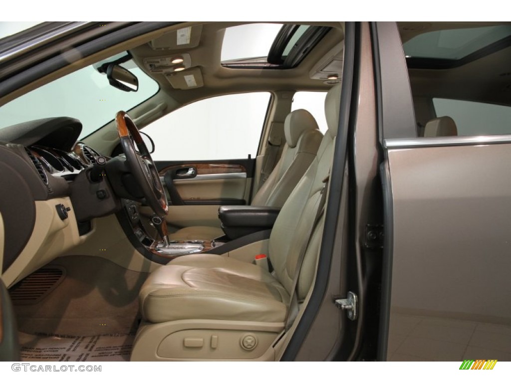 2008 Enclave CXL AWD - Cocoa Metallic / Cashmere/Cocoa photo #6