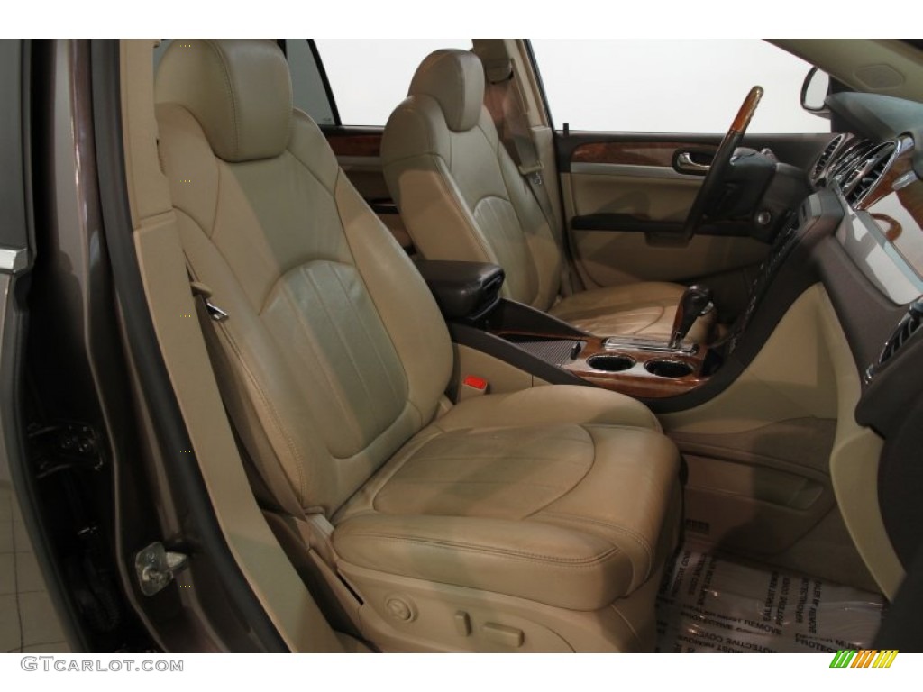 2008 Enclave CXL AWD - Cocoa Metallic / Cashmere/Cocoa photo #27